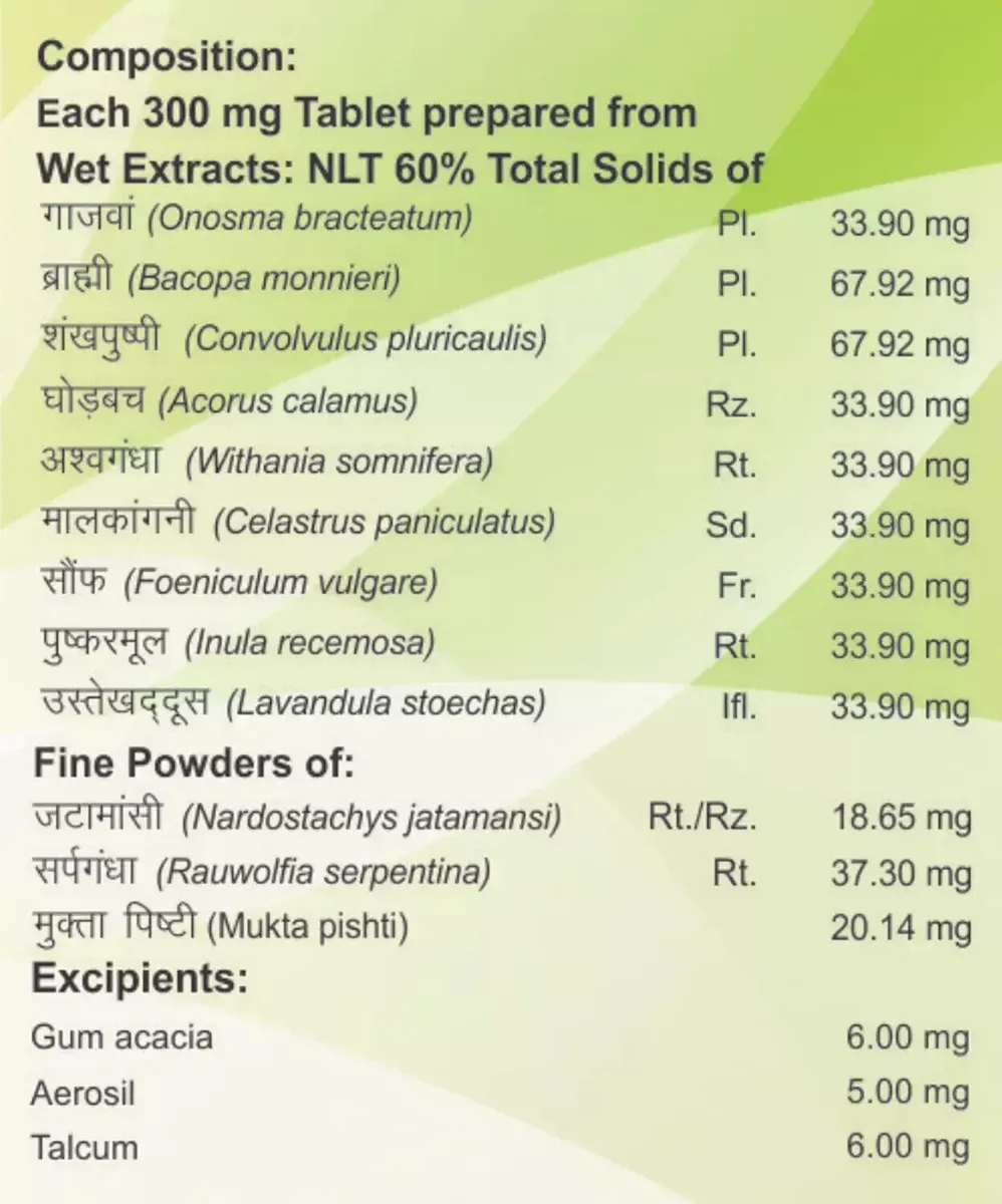 Key Ingredients of Patanjali Mukta Vati Extra Power