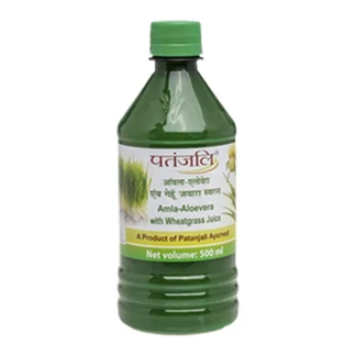 Patanjali Amla Aloe Vera with Wheatgrass