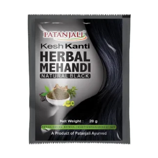 Patanjali Kesh Kanti Herbal Mehandi Natural Black 20g
