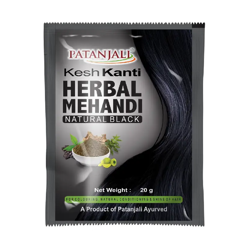 Patanjali Kesh Kanti Herbal Mehandi Natural Black 20g