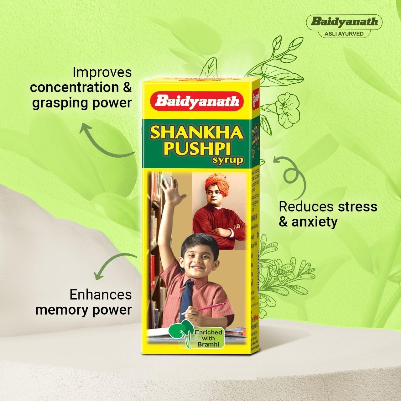Baidyanath Shankhapushpi Syrup 450ml