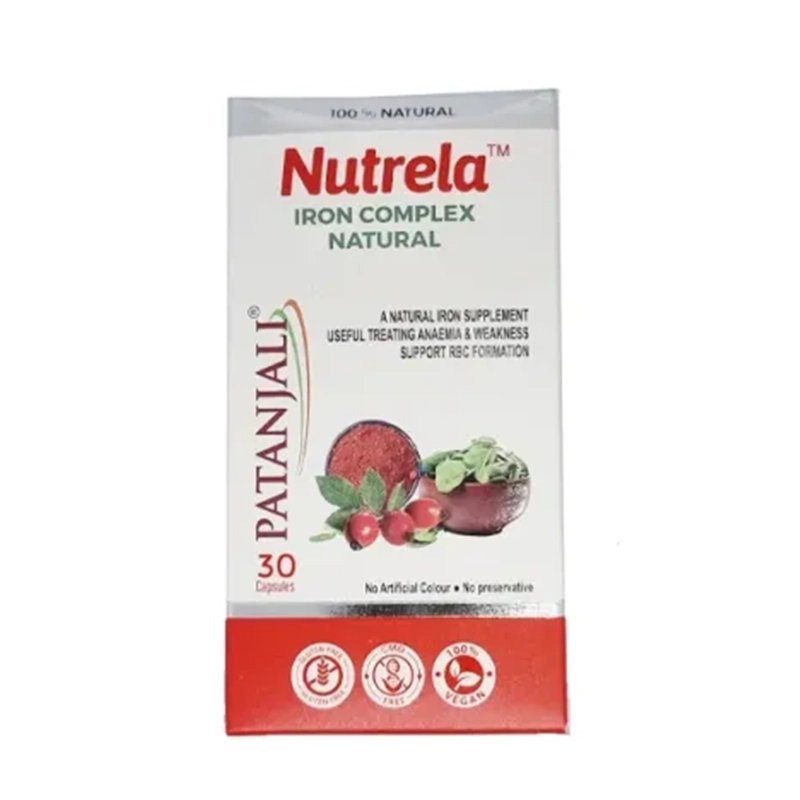 Patanjali Iron Complex Natural 30 capsules