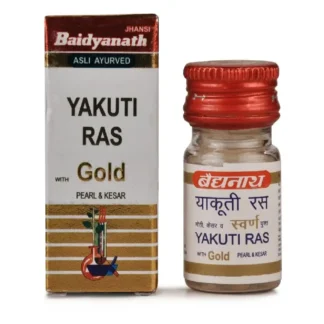 Baidyanath Yakuti Ras with gold, pearl and Kesar
