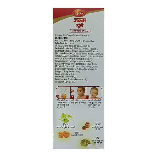 Dabur gripe hot sale water ingredients