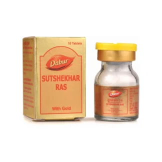 Dabur Sutshekhar Ras with Gold 10 Tablets