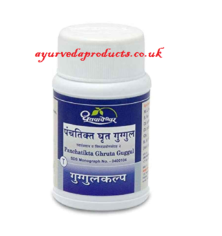 Dhootpapeshwar Panchatikta Ghruta Guggul 60 Tablets
