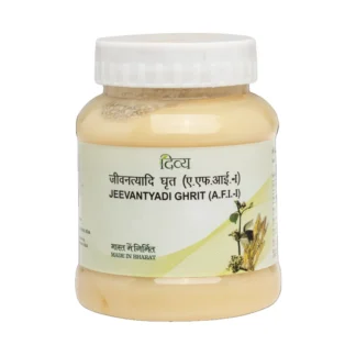 200gm tub of Patanjali Jeevantyadi Ghritam