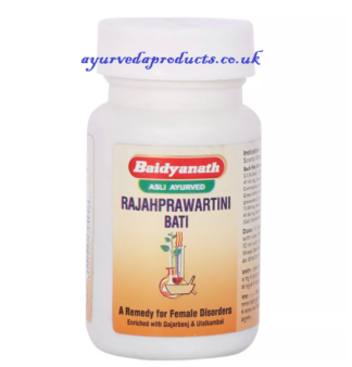 Baidyanath Rajahprawartini Bati 80 Tablets