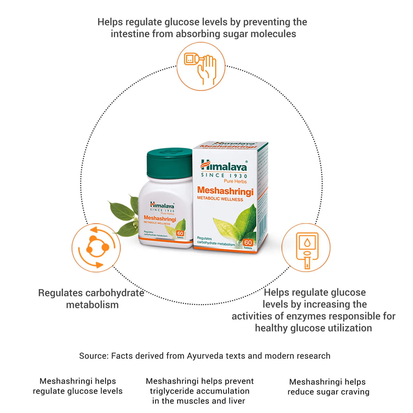 Himalaya Meshashringi Metabolic Wellness 60 Tablets