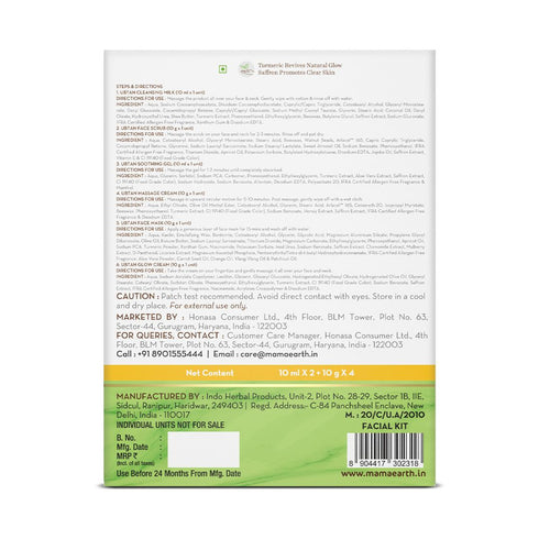 Mamaearth Ubtan Facial Kit With Turmeric Saffron