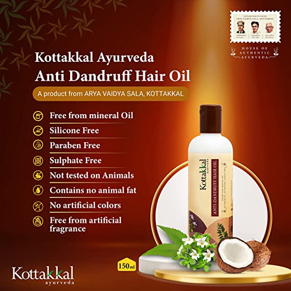 Kottakkal Anti Dandruff Hair Oil 150ml