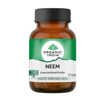 Organic India Neem 60 capsules front pic