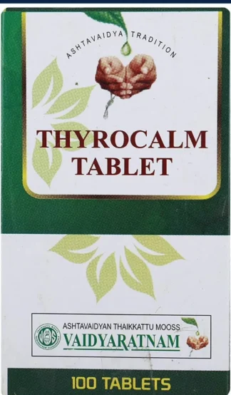 Vaidyaratnam Thyrocalm Tablets 100N
