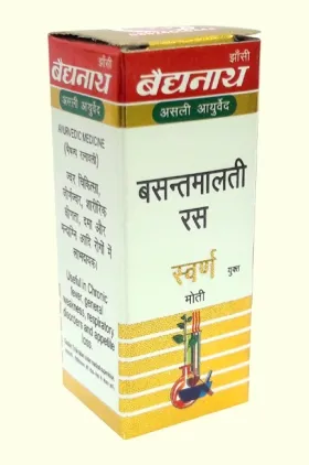 Basantmalti Ras with gold pearl tablets 10 N