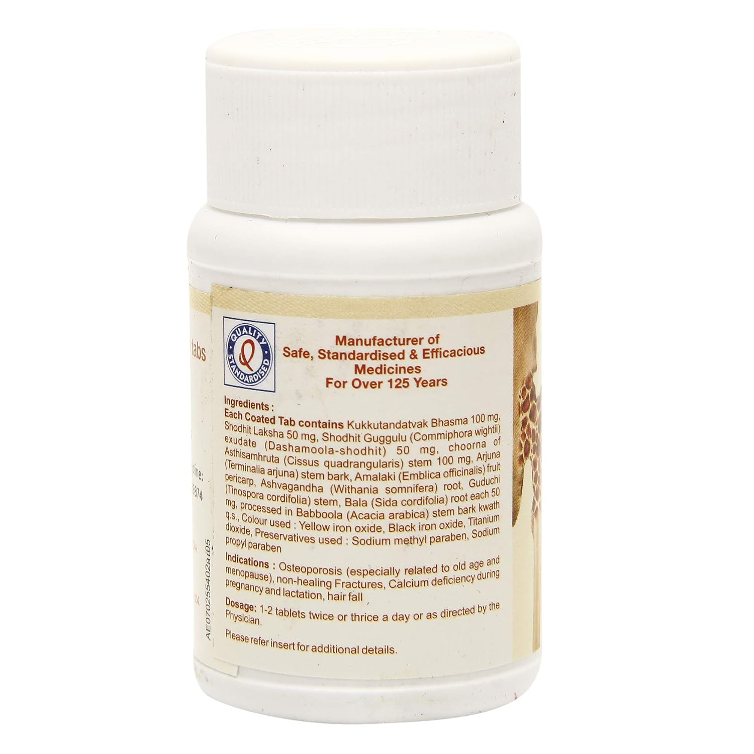 Dhootapapeshwar Asthiposhark Tablets 60 Tabs