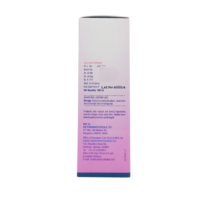 Dhootapapeshwar Balchuturbhadrika Syrup 100ml