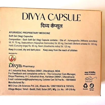 Patanjali Divya Capsules 60 N - Ayurvedaproducts