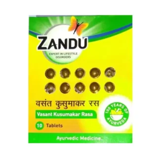 Zandu Vasant Kusumakar Rasa 10 Tablets