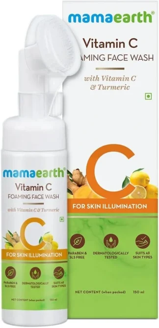 Mamaearth Vitamin-C foaming face wash 150 ml