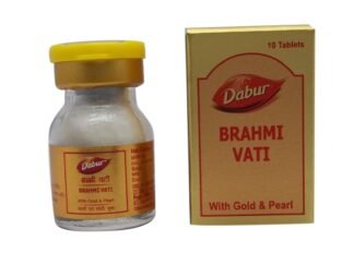 Dabur Brahmi Vati with Gold and Pearl 10 Tablets