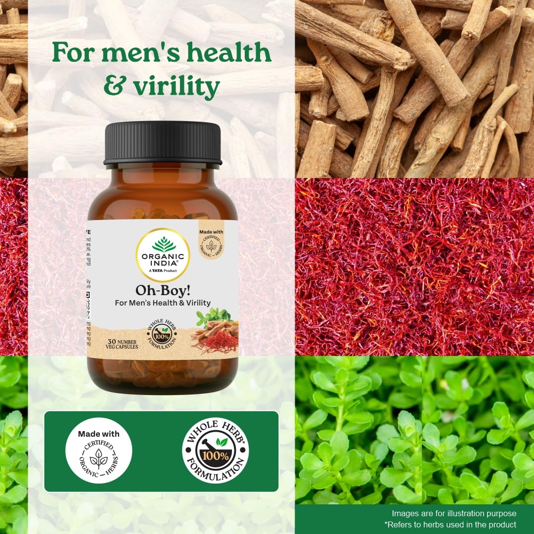 organic india oh boy 30 capsules