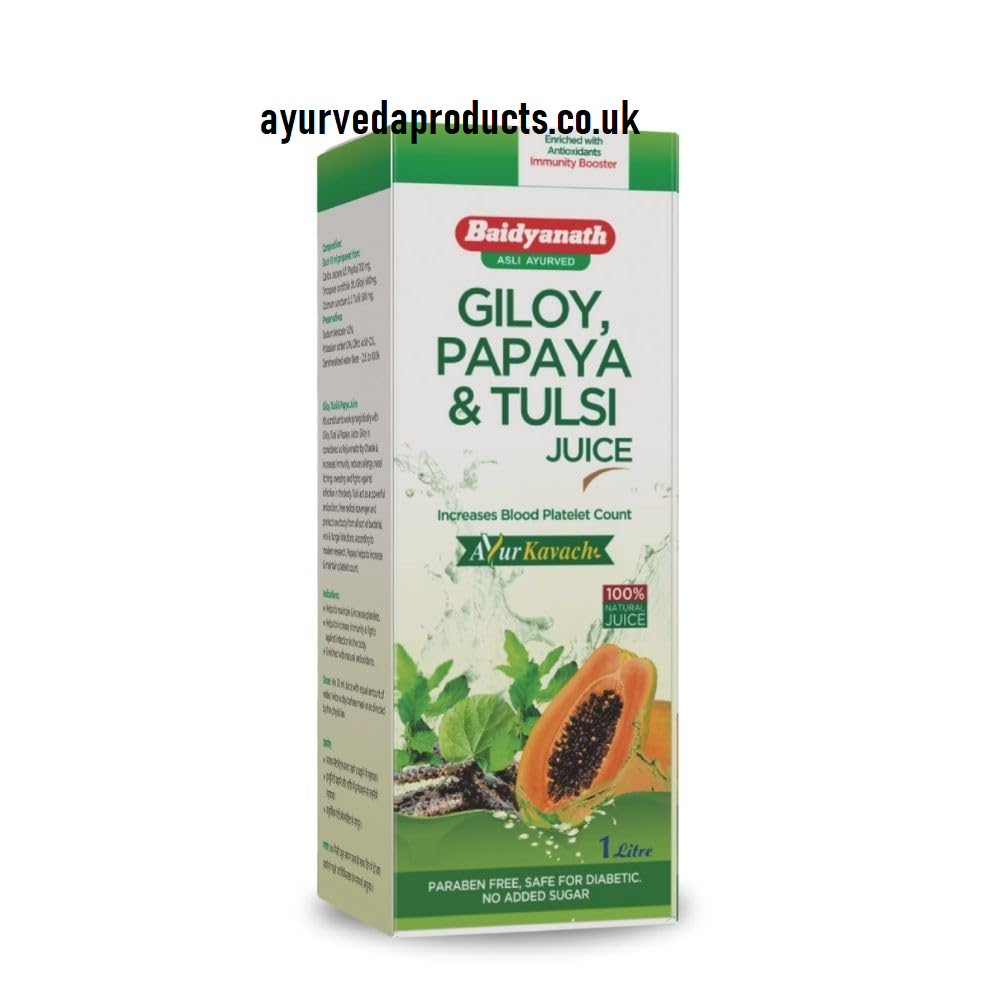 Baidyanath Giloy Papaya Tulsi Juice 1Ltr