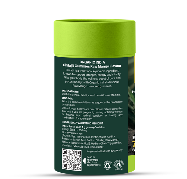 Organic india shilajit gummies 60N