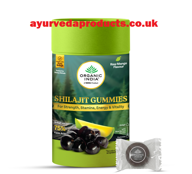 Organic India Shilajit Gummies (Raw Mango Flavour) 60N