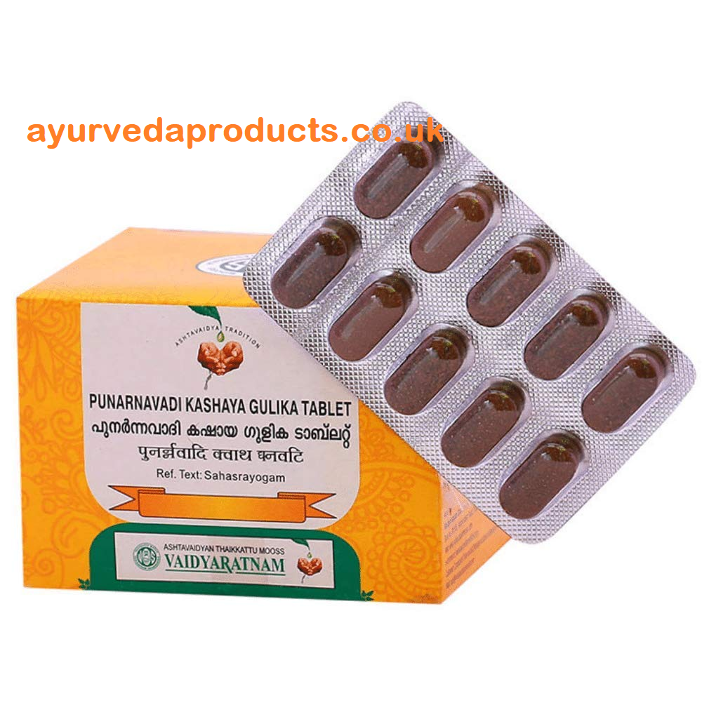 Vaidyaratnam Punarnavadi Kashaya Gulika tablet 100 tabs